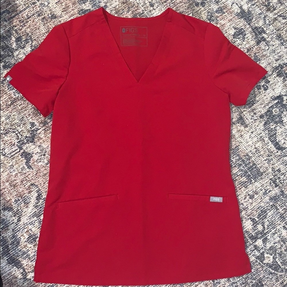 Figs Casma Three-Pocket Scrub Top